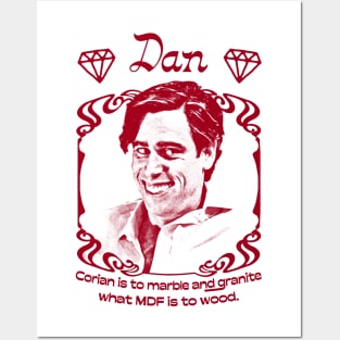 Dan /// Alan Partridge Quote Design Posters and Art